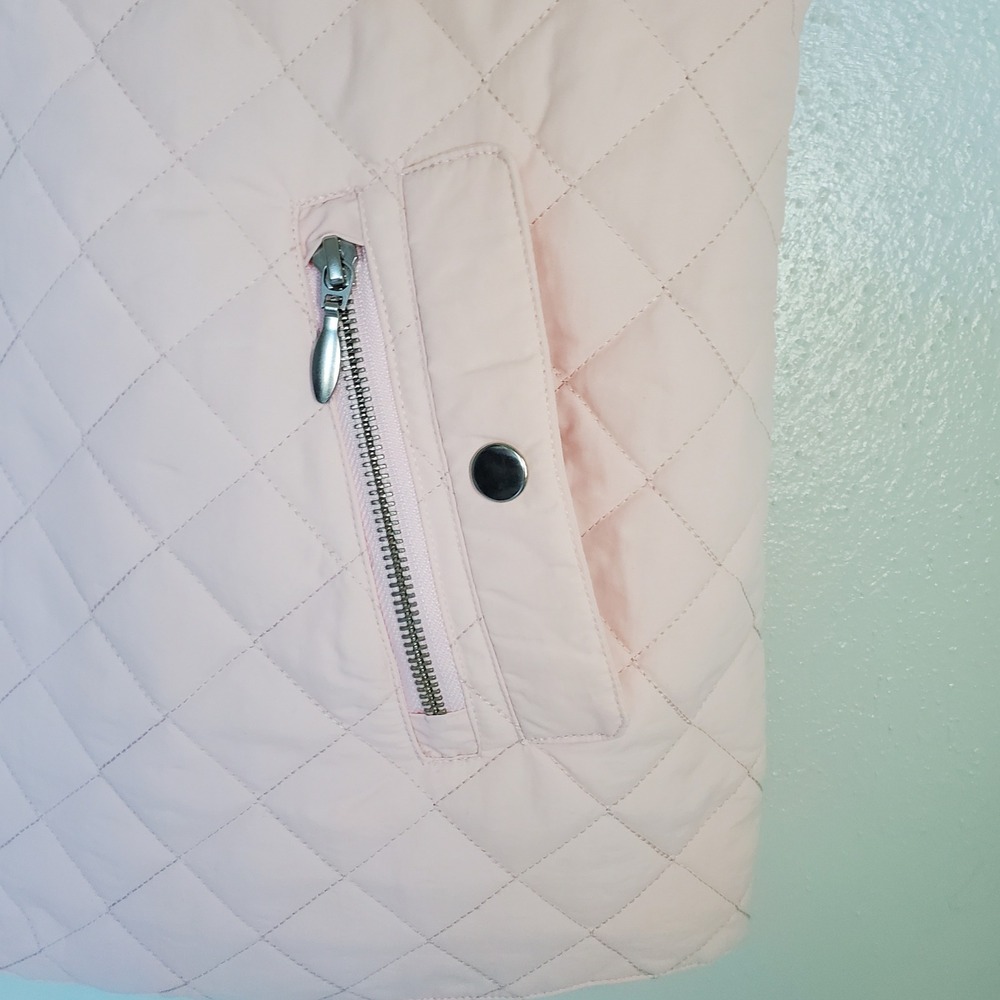 Goondiwindi Cotton Australia Womens Quilted Vest Size 12 Pink Sleeveless Pockets - Picture 5 of 10
